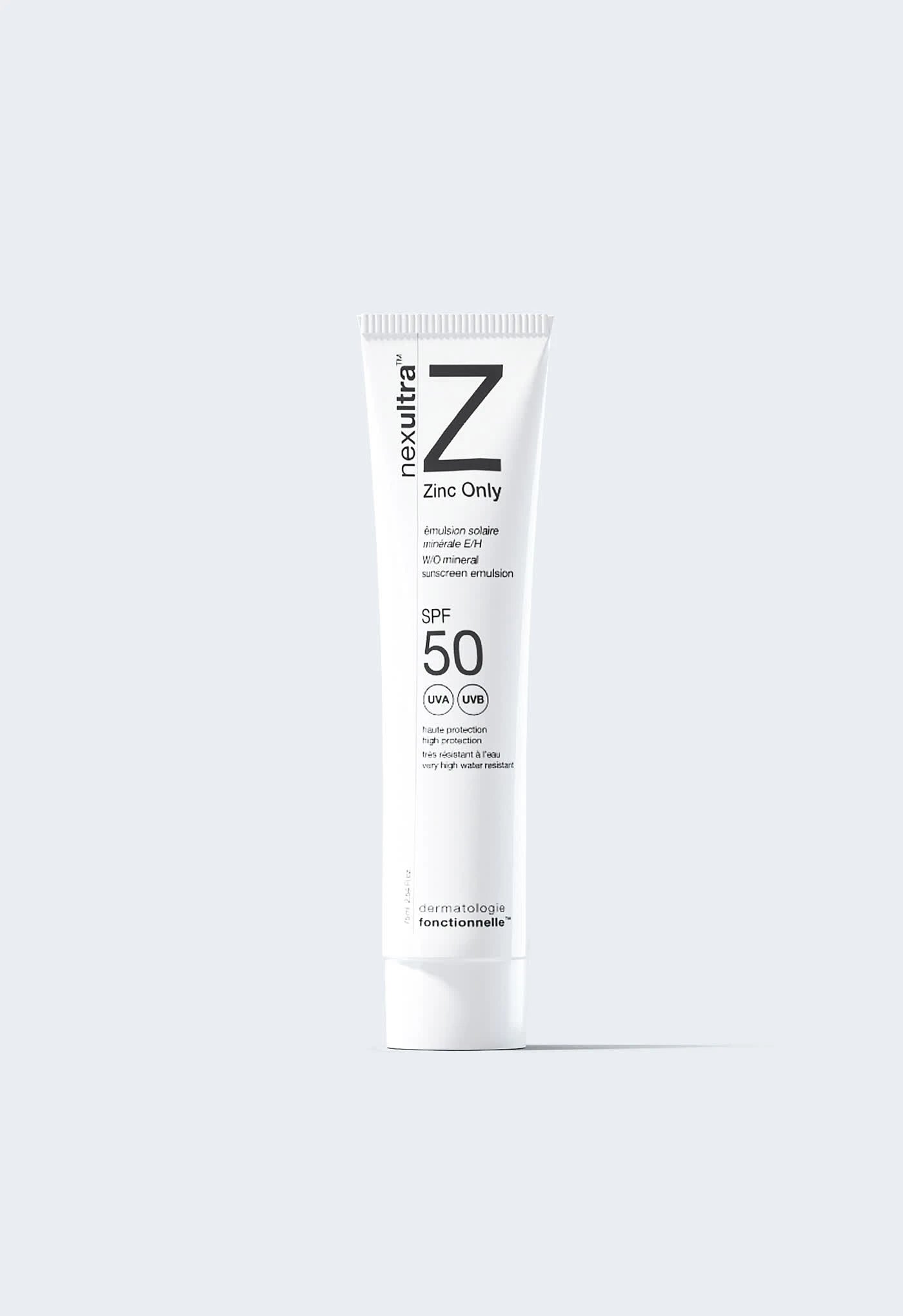 Nexultra Z - SPF50 - Zinc only mineral sunscreen - 75ml