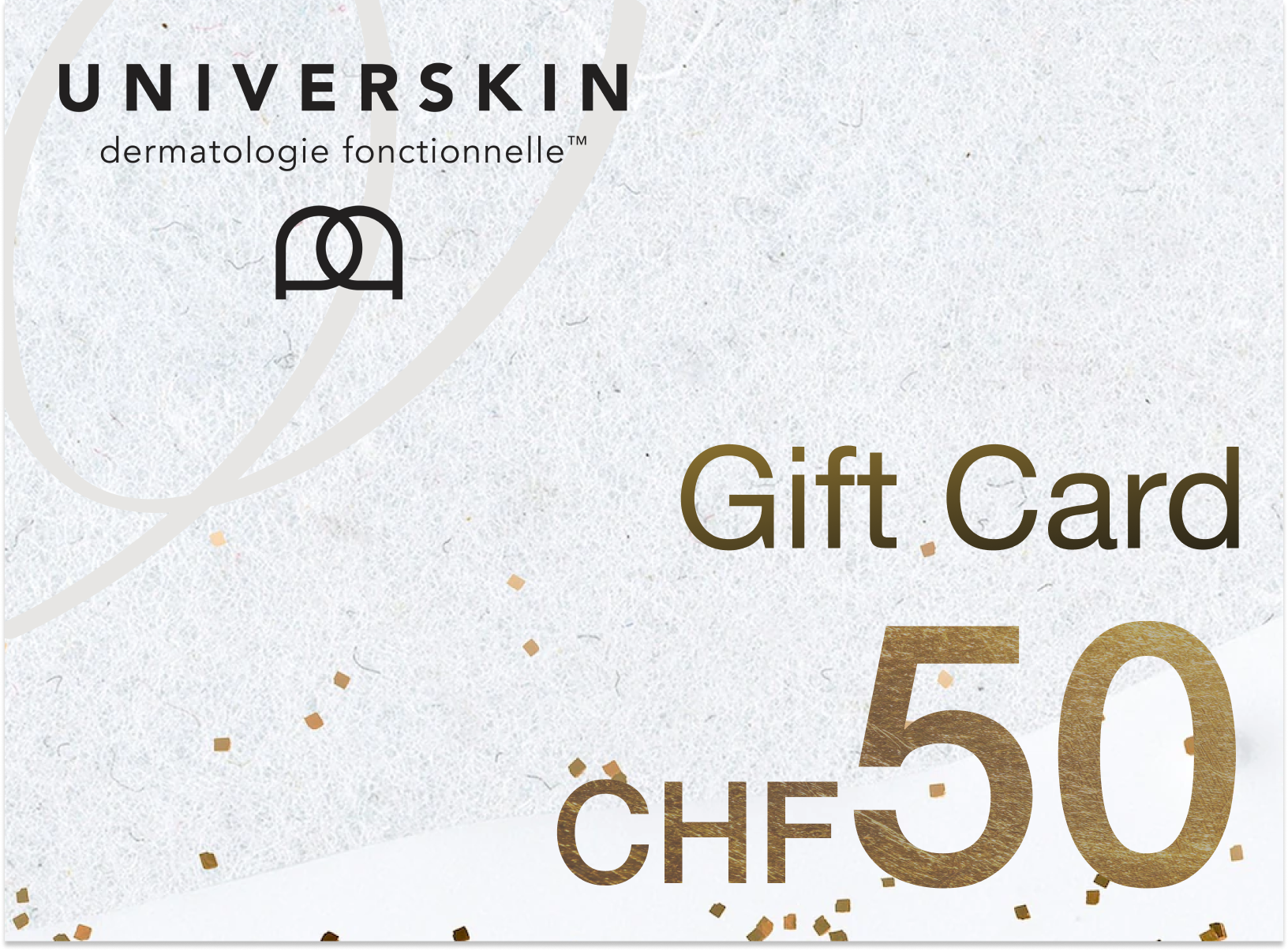 CHF50 Universkin gift card